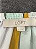 Ann Taylor LOFT 100% Polyester Blue Sleeveless Blouse Size L - photo 7