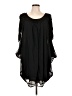 MONORENO 100% Polyester Black 3/4 Sleeve Blouse Size L - photo 1