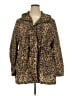 J.Crew 100% Polyester Animal Print Gold Coat Size 2X - photo 1
