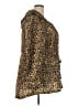 J.Crew 100% Polyester Animal Print Gold Coat Size 2X - photo 4