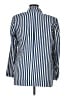 Zara 100% Acetate Stripes Blue Blazer Size XL - photo 2