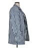 Zara 100% Acetate Stripes Blue Blazer Size XL - photo 4