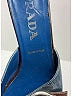 Prada 100% Leather Blue Sandals Size EU 37 1/2 - photo 6