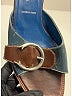 Prada 100% Leather Blue Sandals Size EU 37 1/2 - photo 5