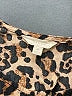 Sim & Sam 100% Cotton Animal Print Brown Long Sleeve Blouse Size M - photo 7