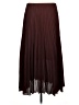 Max Studio 100% Polyester Solid Burgundy Formal Skirt Size M (estimated) - photo 2