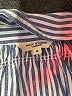 Max Studio Stripes Blue 3/4 Sleeve Blouse Size M - photo 7