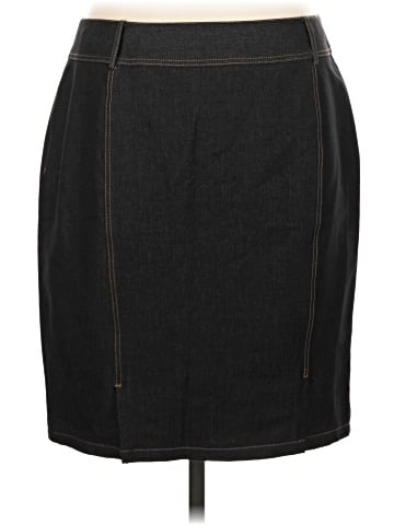 Elie Tahari Denim Skirt (view 2)