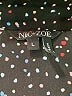 Nic + Zoe 100% Polyester Polka Dots Black Sleeveless Blouse Size L - photo 7