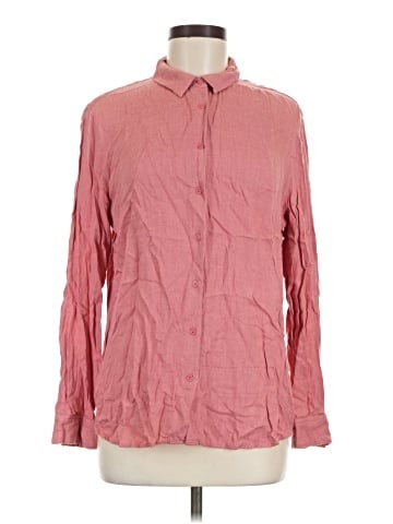 Uniqlo Long Sleeve Button-Down Shirt (view 1)