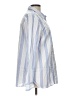 Talbots 100% Cotton Stripes Blue Long Sleeve Button-Down Shirt Size L - photo 4