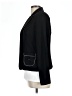 Sag Harbor 100% Polyester Black Blazer Size 10 - photo 5