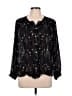 Massimo Dutti Black 3/4 Sleeve Blouse Size L - photo 1