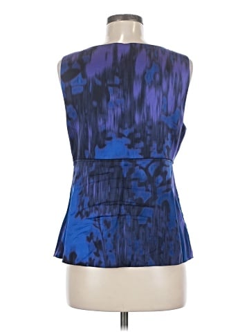 Elie Tahari Sleeveless Silk Top (view 2)