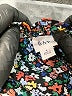 Gap 100% Polyester Floral Blue Short Sleeve Blouse Size L - photo 7
