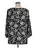 Croft & Barrow Black 3/4 Sleeve Blouse Size 1X - photo 2