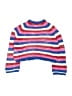 Old Navy 100% Cotton Stripes Blue Pullover Sweater Size 6 - 7 - photo 2