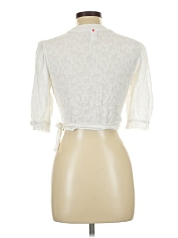Red Carter 3/4 Sleeve Blouse (view 2)
