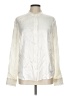 Boden Metallic Ivory Long Sleeve Button-Down Shirt Size 12 - photo 1