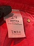 Mother Color Block Red Jeans Size 29 waist - photo 8