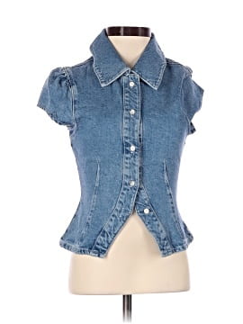 Asos Design Sleeveless Button Down Shirt