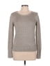 White House Black Market Metallic Silver Pullover Sweater Size L - photo 1