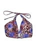 Unbranded Animal Print Purple Swimsuit Top Size L - photo 1