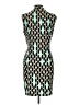 Worthington Print Teal Cocktail Dress Size L (petite) - photo 2