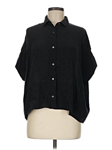 Everlane 3/4 Sleeve Silk Top (view 1)