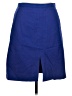 J.Crew Solid Blue Casual Skirt Size 10 (petite) - photo 1