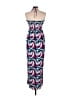 Jordan Taylor Graphic Blue Casual Dress Size L - photo 2