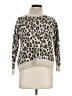Ann Taylor LOFT Animal Print Ivory Pullover Sweater Size M (petite) - photo 1