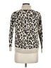 Ann Taylor LOFT Animal Print Ivory Pullover Sweater Size M (petite) - photo 2