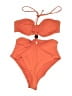 Zara Solid Orange One Piece Swimsuit Size M - photo 1