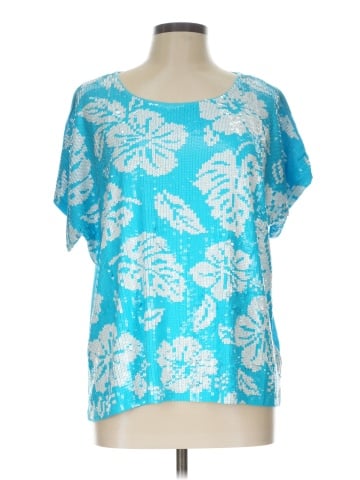 MICHAEL Michael Kors Short Sleeve Blouse (view 1)