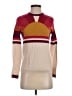 Faherty Color Block Burgundy Pullover Sweater Size S - photo 1