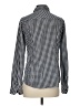 C. Wonder 100% Cotton Checkered-gingham Black Long Sleeve Button-Down Shirt Size S - photo 2