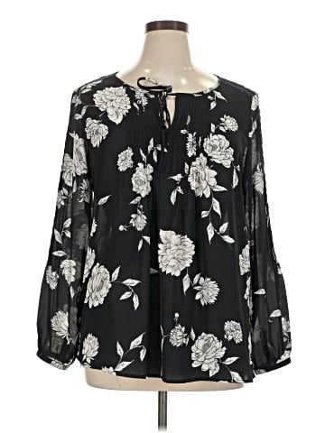 Roz & Ali 3/4 Sleeve Blouse (view 1)