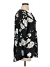 Roz & Ali 100% Polyester Black 3/4 Sleeve Blouse Size XL - photo 4