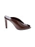 Fendi 100% Leather Brown Mule/Clog Size EU 37 - photo 1