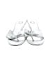 Yellow Box Metallic Silver Sandals Size 8 1/2 - photo 2