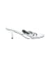 Yellow Box Metallic Silver Sandals Size 8 1/2 - photo 1