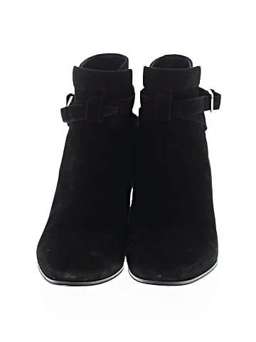 Saint Laurent Suede Blake Jodhpur Ankle Boots (view 2)
