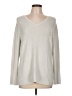 Chico's Silver Pullover Sweater Size Lg (2) - photo 1