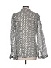 Tory Burch 100% Cotton Silver Long Sleeve Blouse Size 10 - photo 2