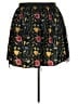 Unbranded Floral Black Casual Skirt Size XXL - photo 2