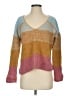 Johnny Was Color Block Multi Color Orange Pullover Sweater Size S - photo 1