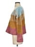 Johnny Was Color Block Multi Color Orange Pullover Sweater Size S - photo 5