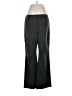 Ann Taylor LOFT Stripes Gray Dress Pants Size 8 Petite - photo 1