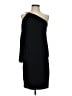 Cache Solid Black Cocktail Dress Size S - photo 1